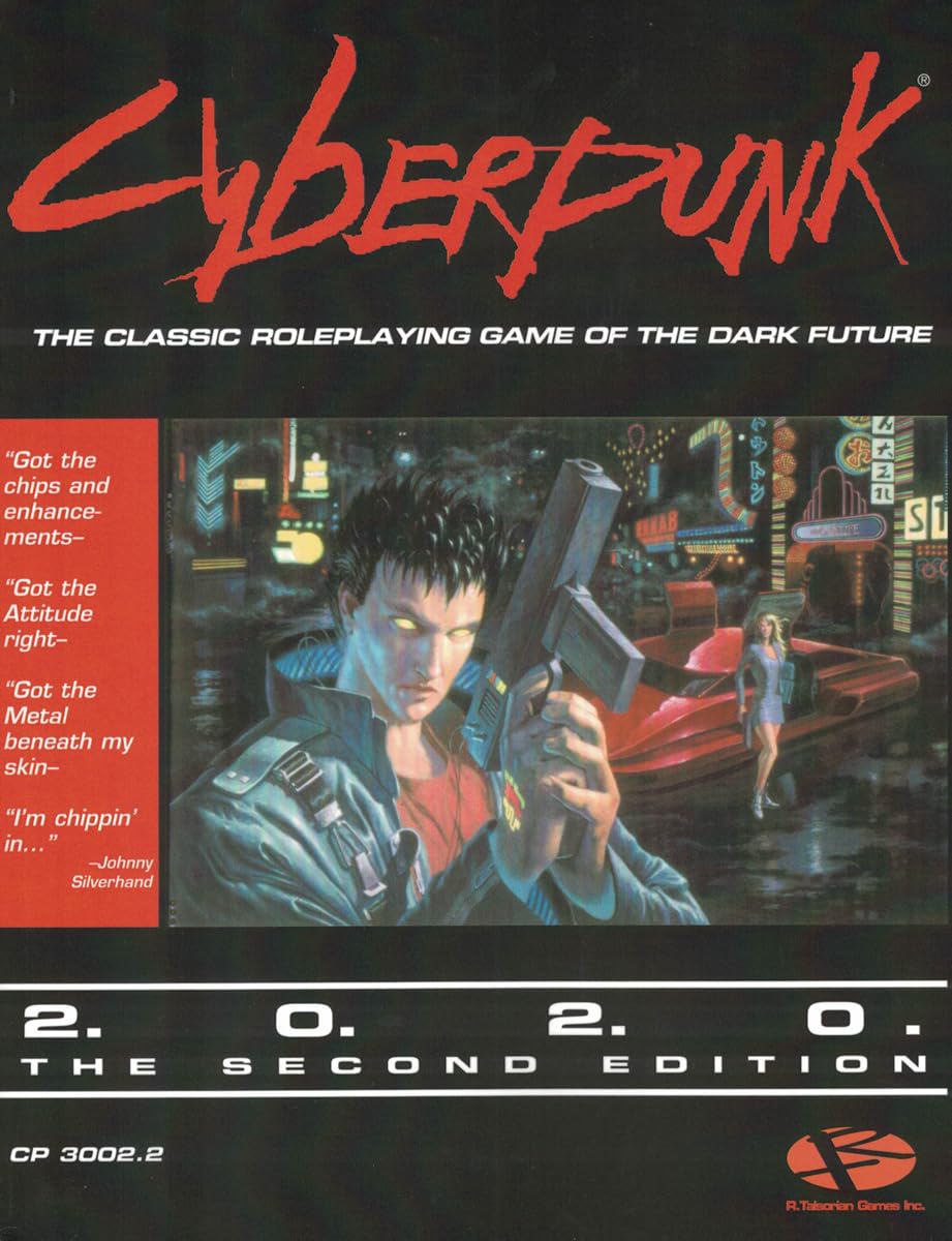 cyberpunk 2020 cyberpunk 2020 r talsorian games tabletop role playing game cover with johnny silverhand