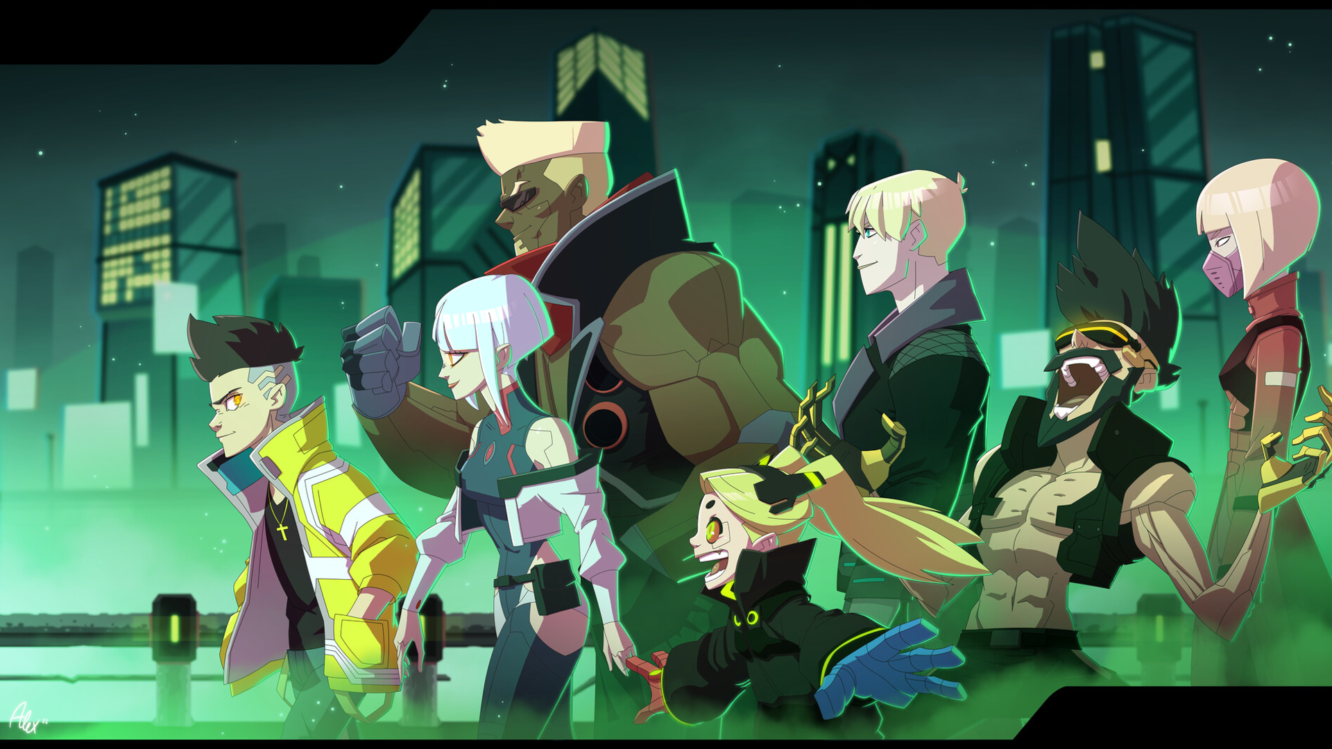 cyberpunk edgerunners cyberpunk edgerunners netflix series by trigger animation and cd projekt red still from show