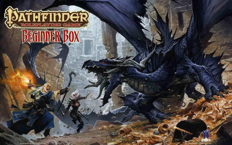 pathfinder tabletop roleplaying game beginner box cover image