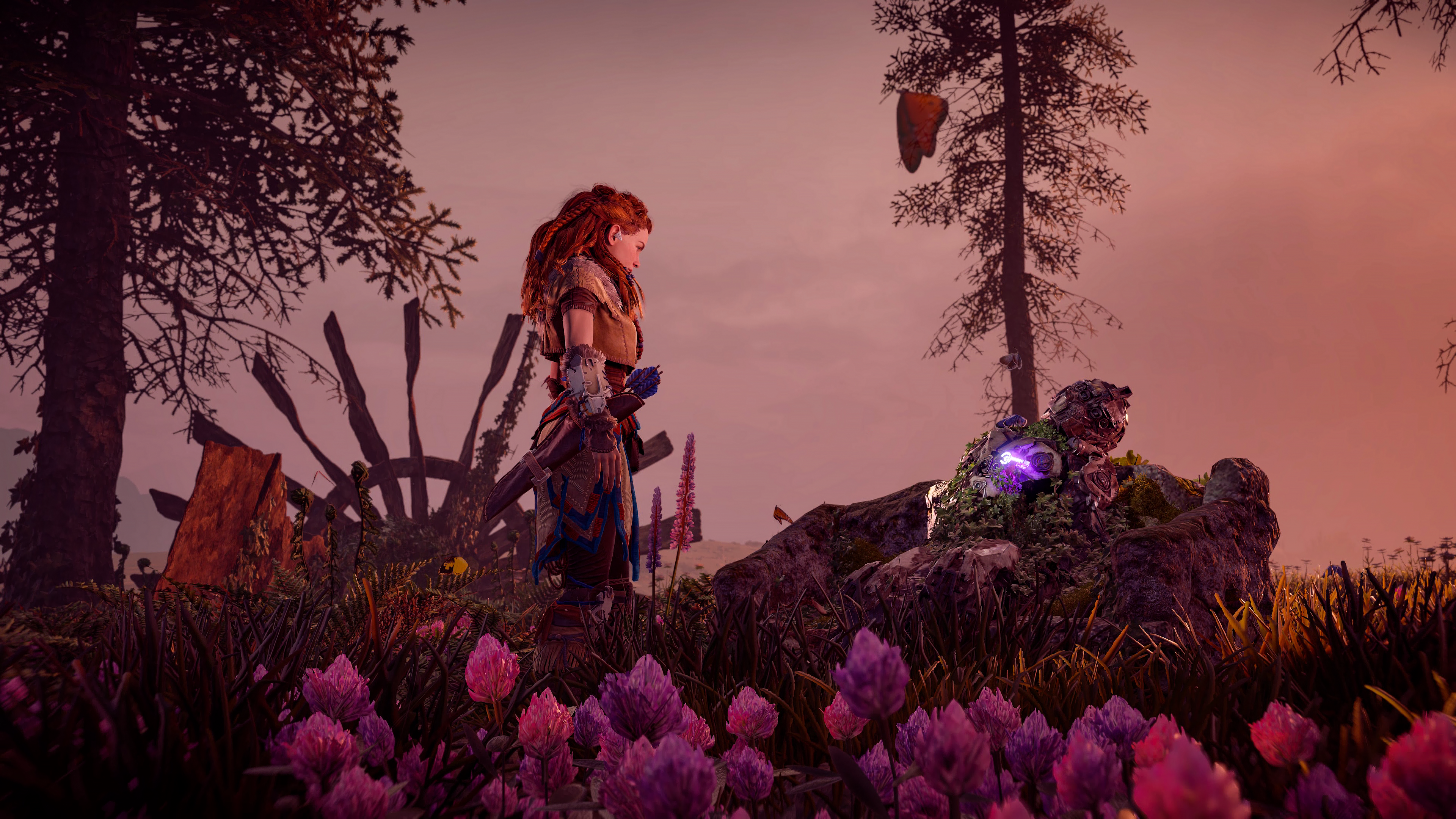 aloy and elisabet horizon zero dawn video game aloy at elisabet's house